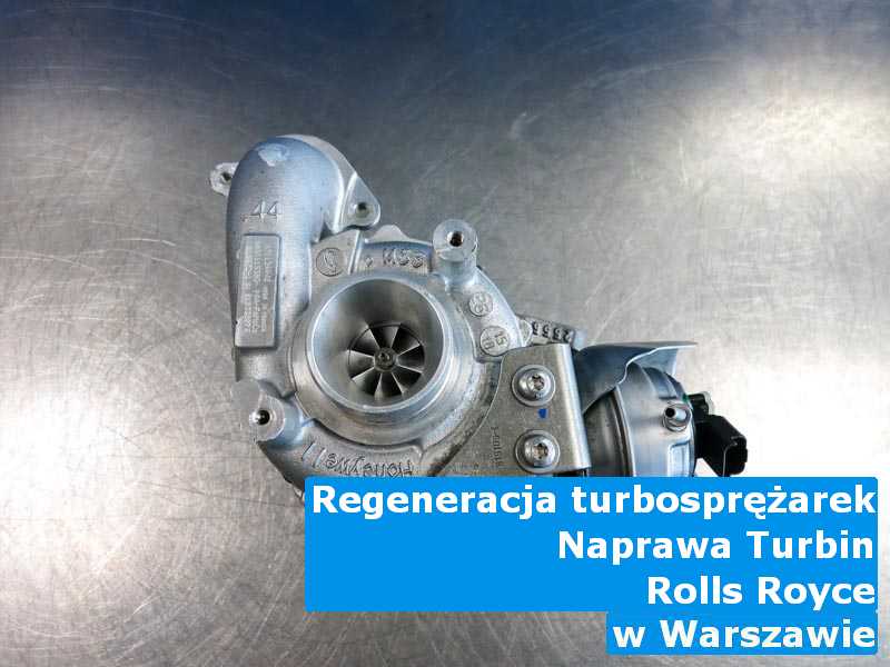 Turbosprężarki marki Rolls Royce po regeneracji pod Warszawą