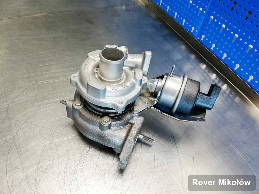 Wyremontowana w firmie w Mikołowie turbina do samochodu producenta Rover przygotowana w laboratorium po naprawie przed spakowaniem