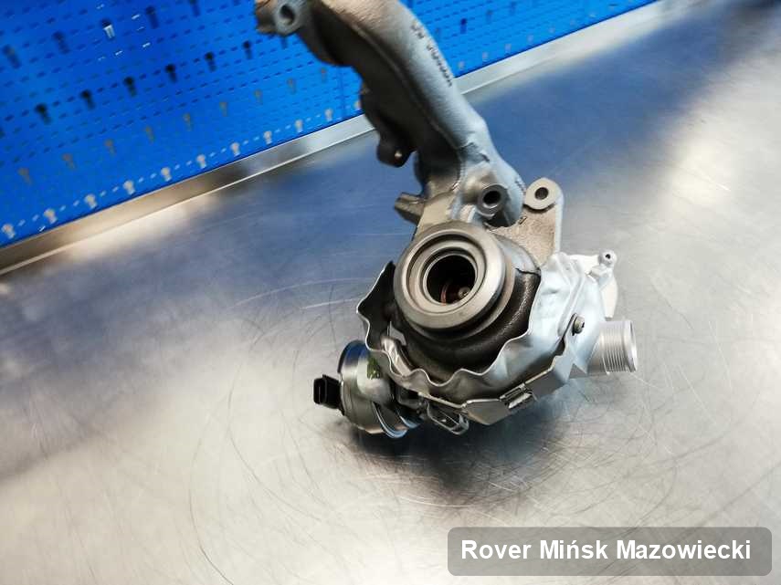 Naprawiona w laboratorium w Mińsku Mazowieckim turbosprężarka do aut  spod znaku Rover przyszykowana w laboratorium wyremontowana przed nadaniem