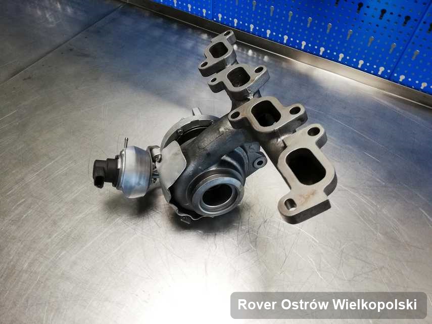Wyczyszczona w firmie w Ostrowie Wielkopolskim turbina do aut  firmy Rover przyszykowana w laboratorium po naprawie przed spakowaniem