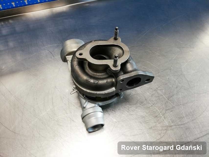 Naprawiona w laboratorium w Starogardzie Gdańskim turbosprężarka do samochodu z logo Rover przyszykowana w warsztacie zregenerowana przed spakowaniem