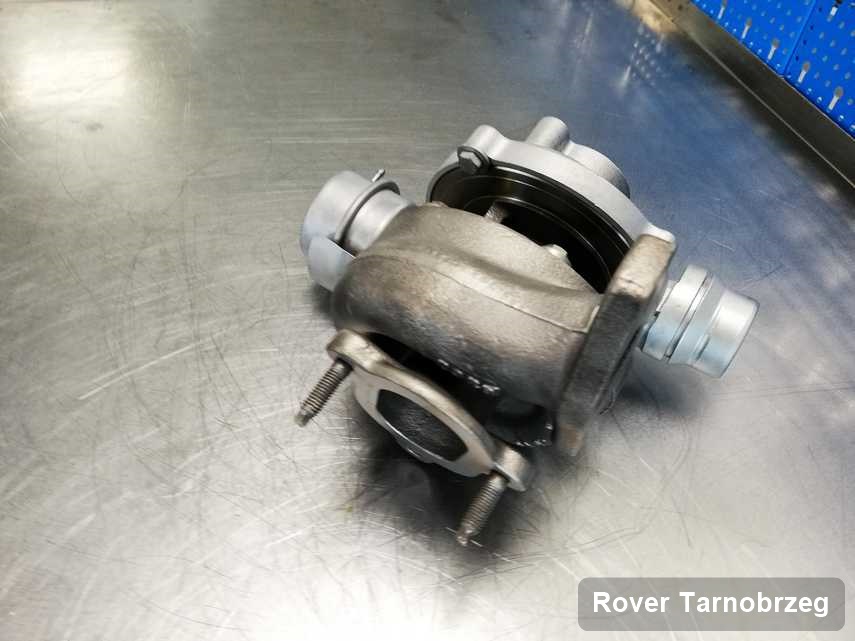Wyremontowana w pracowni w Tarnobrzegu turbosprężarka do aut  producenta Rover przyszykowana w laboratorium wyremontowana przed wysyłką
