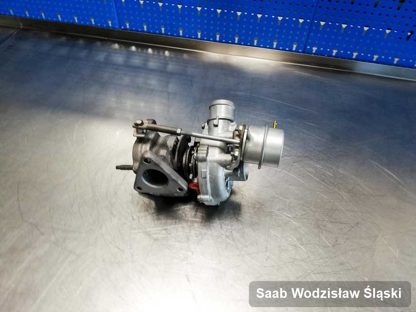 Zregenerowana w firmie w Wodzisławiu Śląskim turbosprężarka do osobówki koncernu Saab przygotowana w warsztacie zregenerowana przed spakowaniem