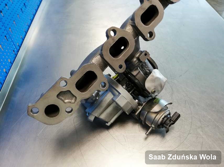Naprawiona w firmie zajmującej się regeneracją w Zduńskiej Woli turbosprężarka do samochodu producenta Saab przygotowana w laboratorium naprawiona przed spakowaniem