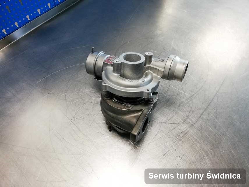 Turbosprężarka po zrealizowaniu serwisu Serwis turbiny w warsztacie z Świdnicy w doskonałym stanie przed spakowaniem