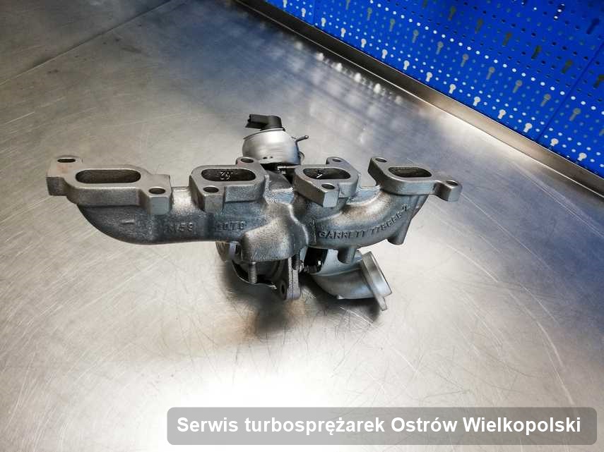 Turbosprężarka po wykonaniu usługi Serwis turbosprężarek w pracowni regeneracji z Ostrowa Wielkopolskiego w doskonałej jakości przed spakowaniem