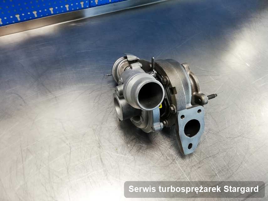 Turbosprężarka po realizacji usługi Serwis turbosprężarek w warsztacie w Stargardzie działa jak nowa przed wysyłką