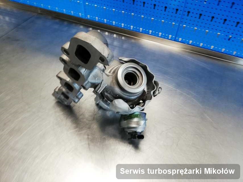 Turbosprężarka po zrealizowaniu usługi Serwis turbosprężarki w warsztacie z Mikołowa z przywróconymi osiągami przed wysyłką