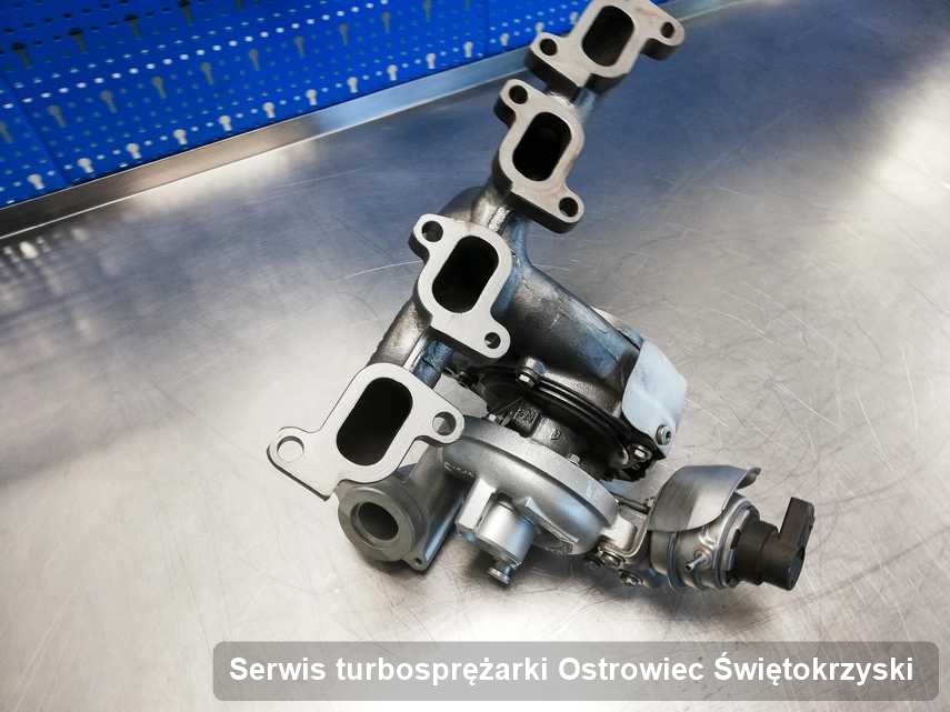 Turbosprężarka po zrealizowaniu serwisu Serwis turbosprężarki w pracowni regeneracji w Ostrowcu Świętokrzyskim w doskonałej kondycji przed spakowaniem