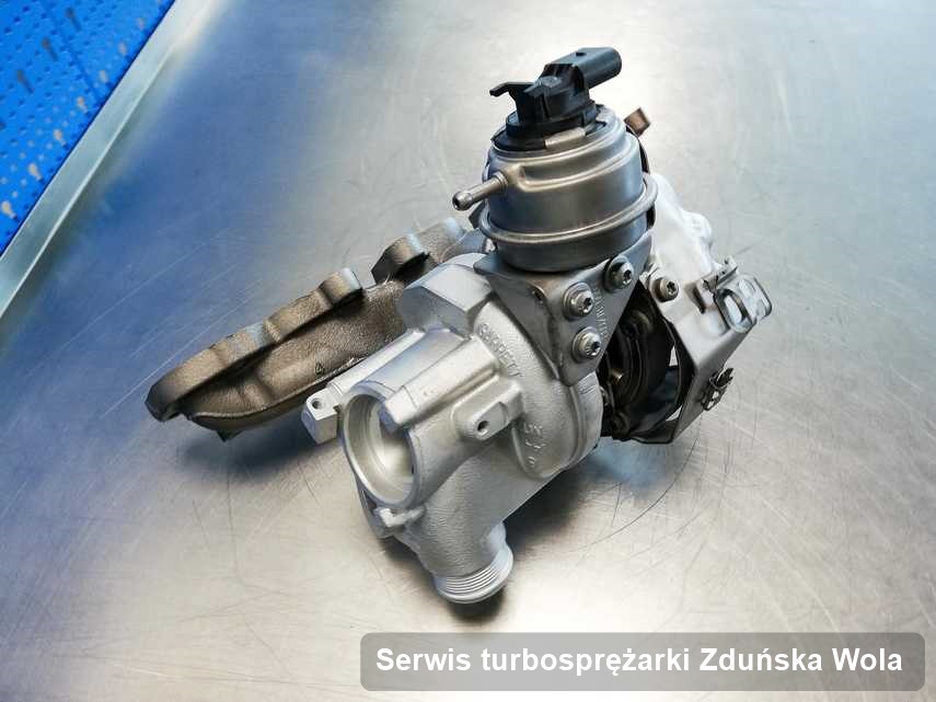 Turbosprężarka po wykonaniu serwisu Serwis turbosprężarki w pracowni regeneracji w Zduńskiej Woli o osiągach jak nowa przed wysyłką