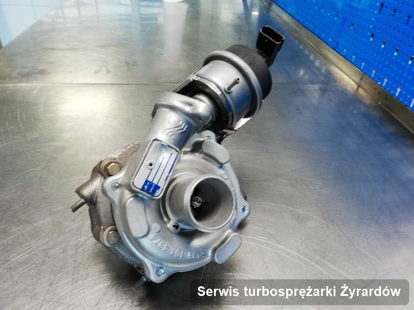 Turbosprężarka po realizacji serwisu Serwis turbosprężarki w warsztacie w Żyrardowie działa jak nowa przed wysyłką