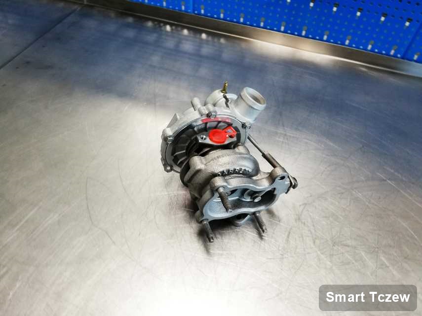 Naprawiona w laboratorium w Tczewie turbosprężarka do aut  spod znaku Smart przygotowana w laboratorium zregenerowana przed nadaniem