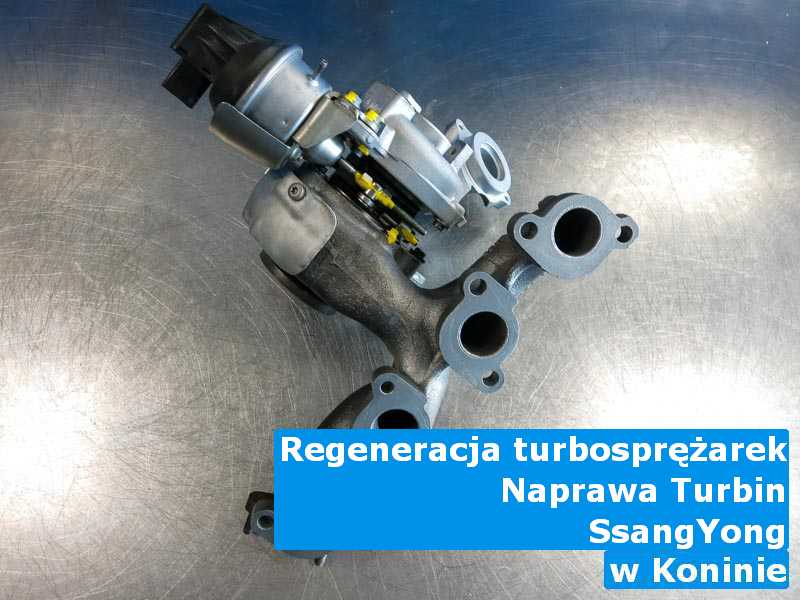 Turbosprężarka marki SsangYong po procesie regeneracji z Konina