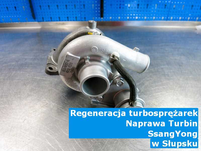 Turbosprężarka z pojazdu marki SsangYong czyszczona z Słupska