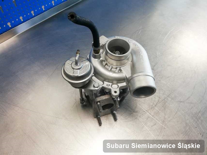 Wyczyszczona w firmie zajmującej się regeneracją w Siemianowicach Śląskich turbina do pojazdu koncernu Subaru przygotowana w laboratorium naprawiona przed nadaniem