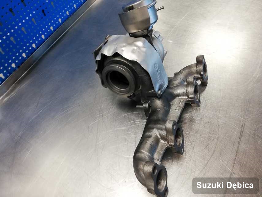 Wyremontowana w pracowni w Dębicy turbina do samochodu marki Suzuki przygotowana w laboratorium naprawiona przed nadaniem