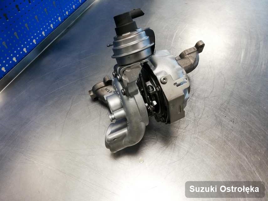 Naprawiona w firmie w Ostrołęce turbosprężarka do aut  firmy Suzuki przygotowana w warsztacie naprawiona przed spakowaniem