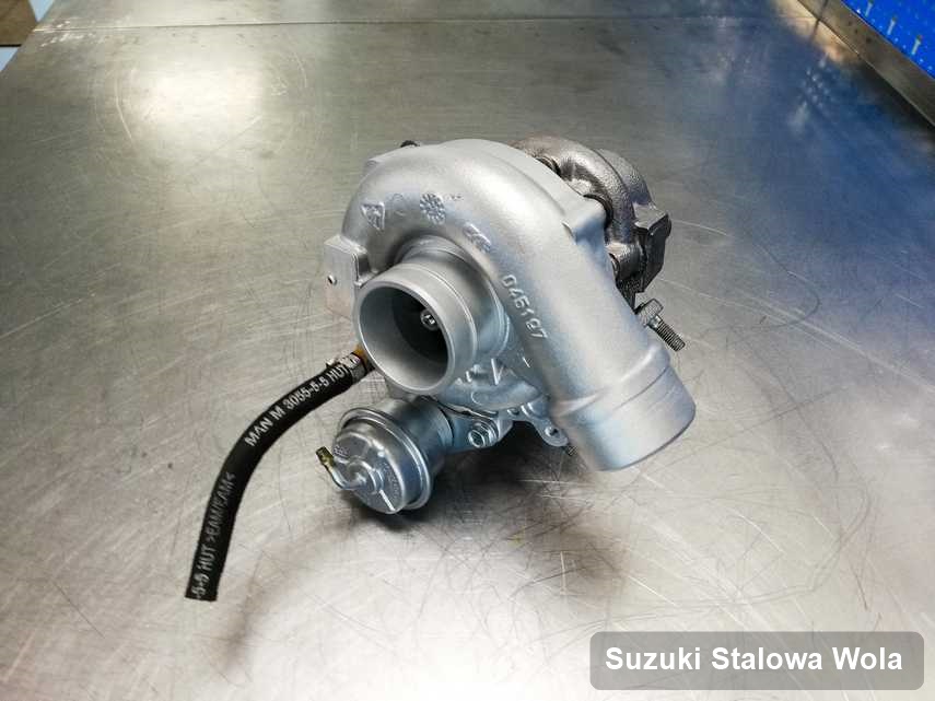 Zregenerowana w firmie w Stalowej Woli turbosprężarka do osobówki koncernu Suzuki przyszykowana w laboratorium wyremontowana przed spakowaniem