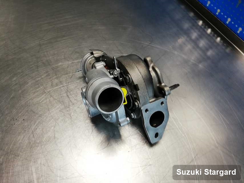 Wyremontowana w firmie zajmującej się regeneracją w Stargardzie turbina do aut  producenta Suzuki przyszykowana w laboratorium wyremontowana przed wysyłką
