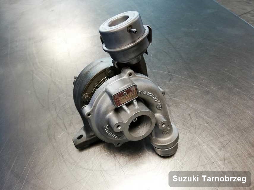 Wyczyszczona w przedsiębiorstwie w Tarnobrzegu turbosprężarka do pojazdu producenta Suzuki przyszykowana w warsztacie po remoncie przed wysyłką