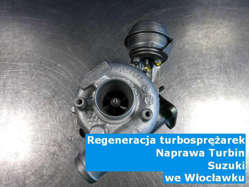 Turbosprężarka z pojazdu marki Suzuki dostarczona do zakładu regeneracji w Włocławku