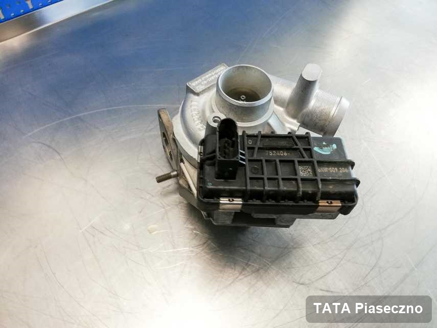 Zregenerowana w firmie w Piasecznie turbina do pojazdu spod znaku TATA przyszykowana w warsztacie po regeneracji przed nadaniem