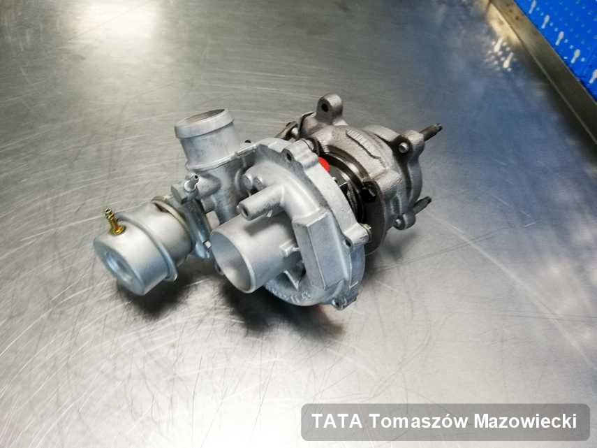 Wyczyszczona w firmie zajmującej się regeneracją w Tomaszowie Mazowieckim turbosprężarka do auta firmy TATA przyszykowana w warsztacie zregenerowana przed wysyłką