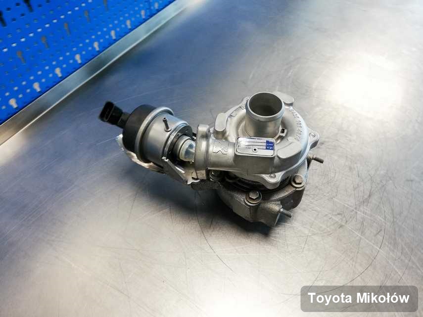 Wyczyszczona w firmie w Mikołowie turbosprężarka do aut  koncernu Toyota przyszykowana w pracowni po naprawie przed wysyłką