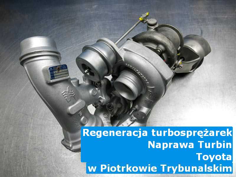 Turbosprężarki z pojazdu marki Toyota remontowane w Piotrkowie Trybunalskim