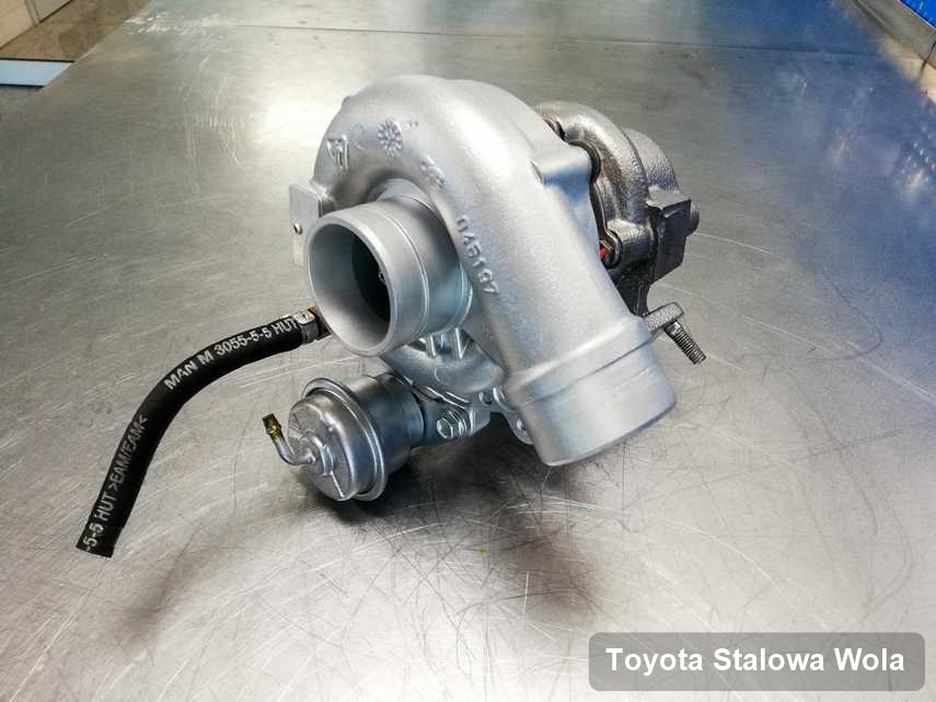 Wyczyszczona w przedsiębiorstwie w Stalowej Woli turbina do pojazdu producenta Toyota przyszykowana w pracowni wyremontowana przed spakowaniem