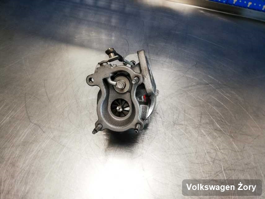 Naprawiona w firmie w Żorach turbina do pojazdu koncernu Volkswagen przygotowana w laboratorium po regeneracji przed spakowaniem