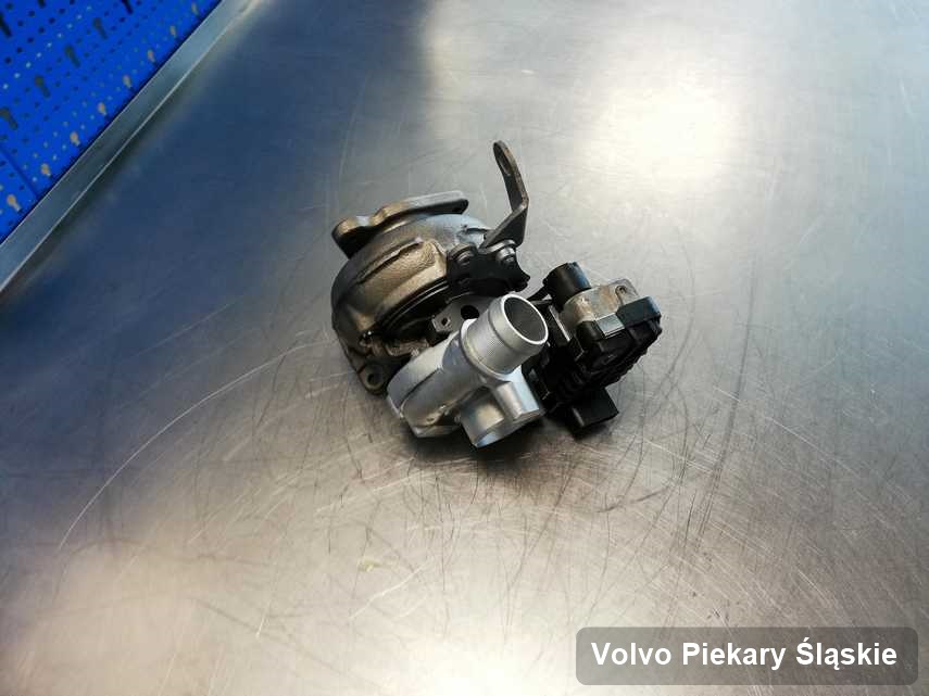 Naprawiona w laboratorium w Piekarach Śląskich turbosprężarka do auta koncernu Volvo przygotowana w warsztacie po naprawie przed wysyłką