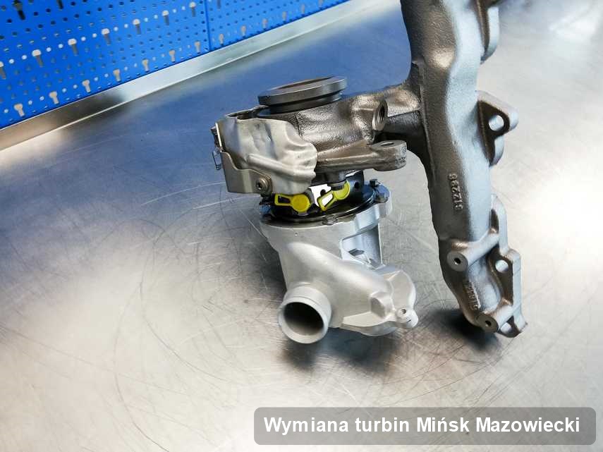 Turbosprężarka po realizacji serwisu Wymiana turbin w serwisie z Mińska Mazowieckiego w doskonałej jakości przed spakowaniem