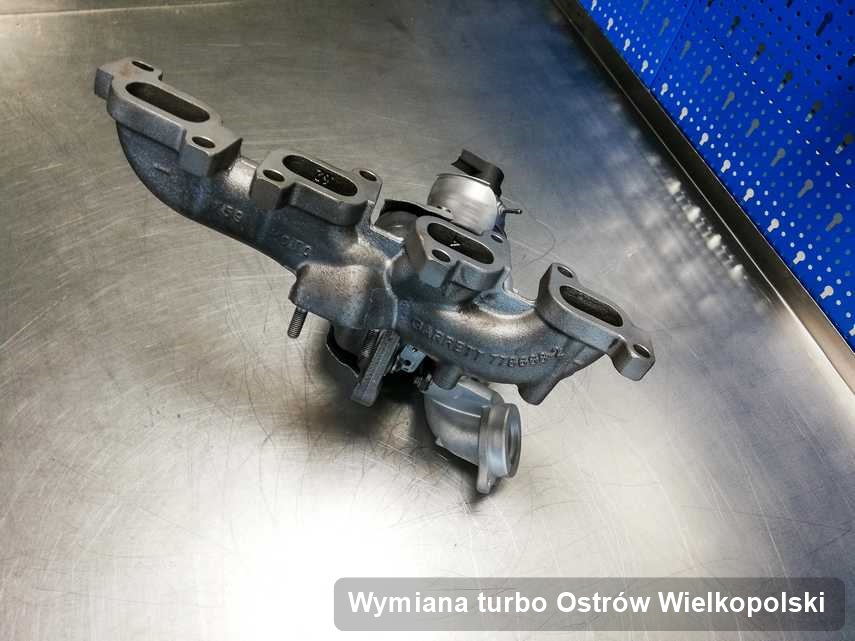 Turbosprężarka po zrealizowaniu serwisu Wymiana turbo w pracowni z Ostrowa Wielkopolskiego w niskiej cenie przed spakowaniem