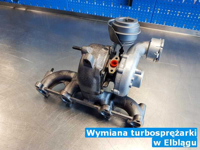 Turbosprężarka dostarczona do pracowni pod Elblągiem - Wymiana turbosprężarki, Elblągu