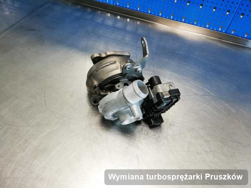Turbosprężarka po realizacji serwisu Wymiana turbosprężarki w serwisie z Pruszkowa w niskiej cenie przed spakowaniem
