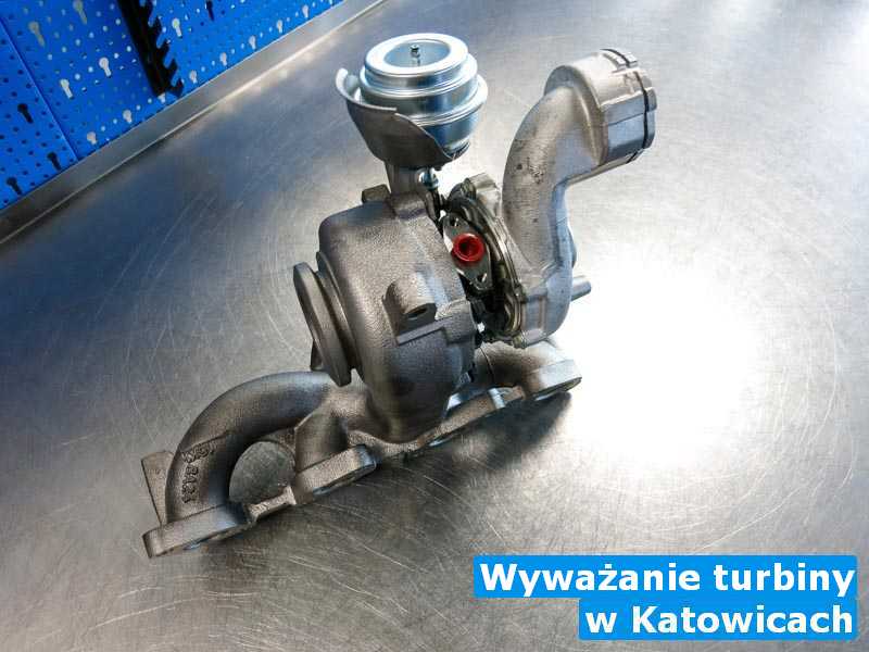 Turbosprężarka przed montażem pod Katowicami - Wyważanie turbiny, Katowicach