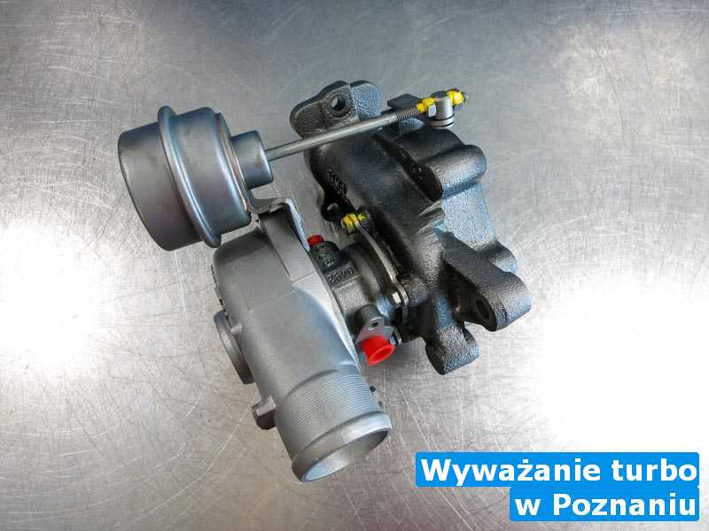 Turbosprężarki naprawione pod Poznaniem - Wyważanie turbo, Poznaniu