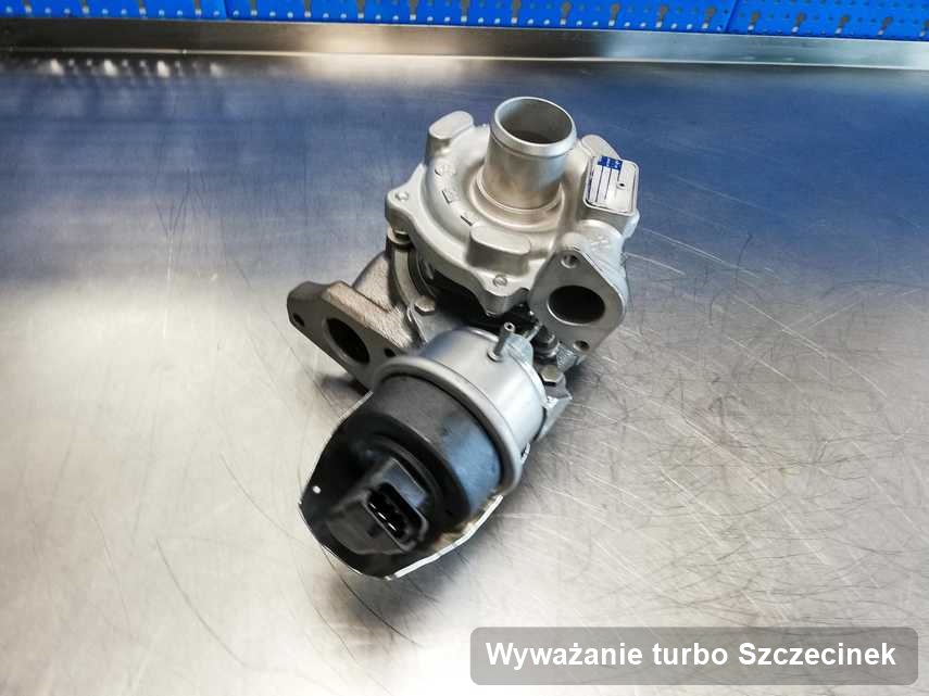 Turbosprężarka po przeprowadzeniu serwisu Wyważanie turbo w serwisie w Szczecinku w świetnej kondycji przed spakowaniem