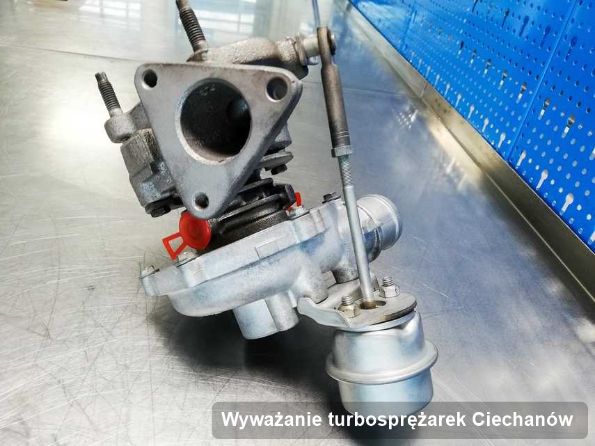Turbosprężarka po wykonaniu zlecenia Wyważanie turbosprężarek w przedsiębiorstwie w Ciechanowie w doskonałej jakości przed spakowaniem