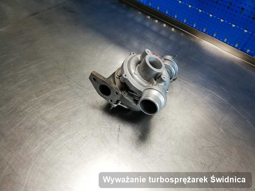 Turbosprężarka po wykonaniu zlecenia Wyważanie turbosprężarek w przedsiębiorstwie z Świdnicy w doskonałej kondycji przed spakowaniem