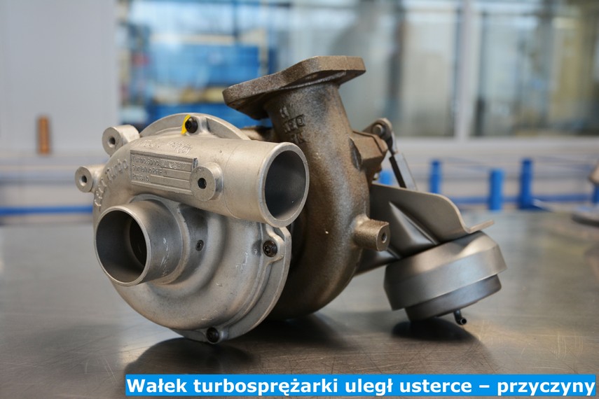Przyczyny usterki wałka turbosprężarki